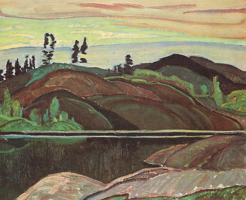 Franklin Carmichael, The Dead Spruce; Bolton, Ontario; Evening;  La Cloche No. 1; July Afternoon; Summer Day, Orillia, 6 colour lithographs - view 5