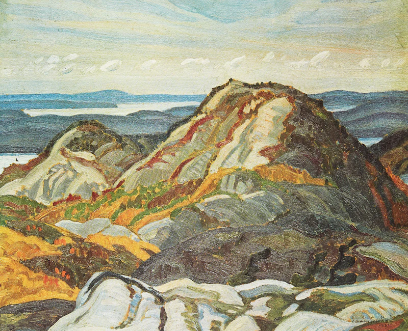 Franklin Carmichael, The Dead Spruce; Bolton, Ontario; Evening;  La Cloche No. 1; July Afternoon; Summer Day, Orillia, 6 colour lithographs - view 7
