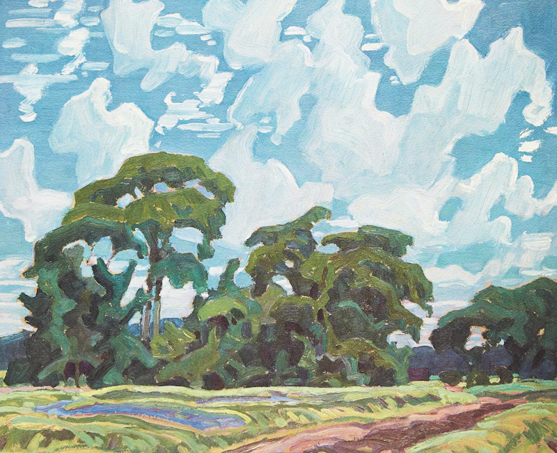 Franklin Carmichael, The Dead Spruce; Bolton, Ontario; Evening;  La Cloche No. 1; July Afternoon; Summer Day, Orillia, 6 colour lithographs - view 11