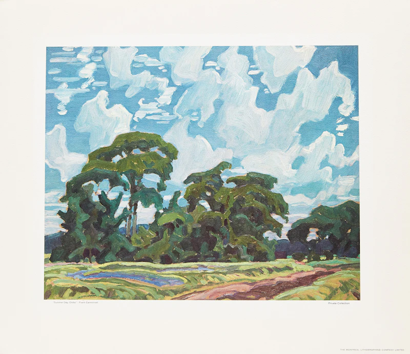 Franklin Carmichael, The Dead Spruce; Bolton, Ontario; Evening;  La Cloche No. 1; July Afternoon; Summer Day, Orillia, 6 colour lithographs - view 12