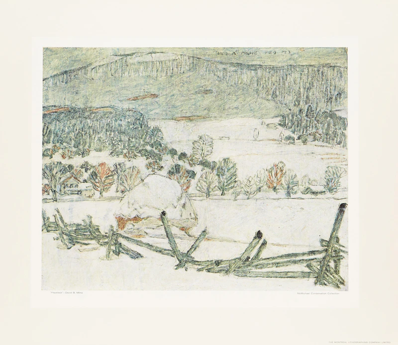 David Brown Milne, Relaxation; Lillies; From the Routing House; Haystack; Adirondack Camp; Boston Corners, 6 colour lithographs - view 9