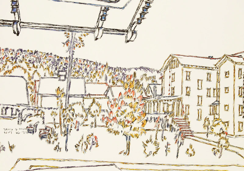 David Brown Milne, Relaxation; Lillies; From the Routing House; Haystack; Adirondack Camp; Boston Corners, 6 colour lithographs - view 10