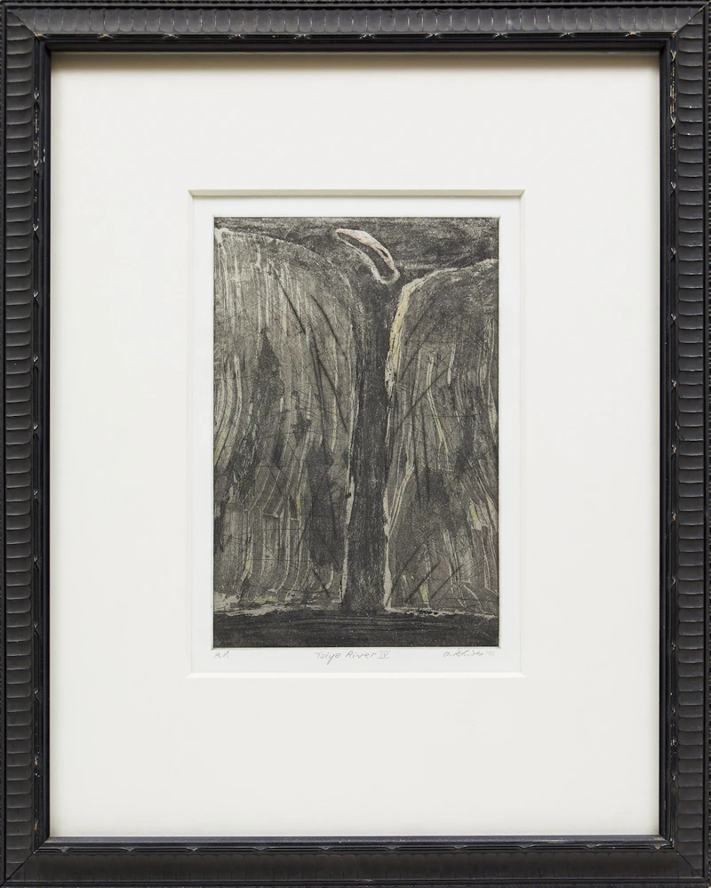 Arnold Shives, Taiya River IV, etching, 1993 - view 2
