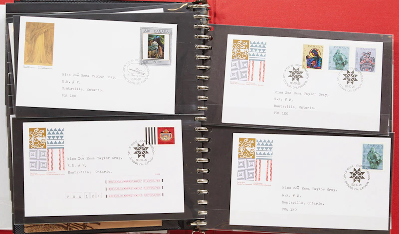 Collectibles, Collection of First Day Covers , stamps and envelopes in a binder - view 2