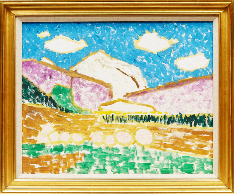 Paul Duval, Valley Landscape , oil on canvas - view 2