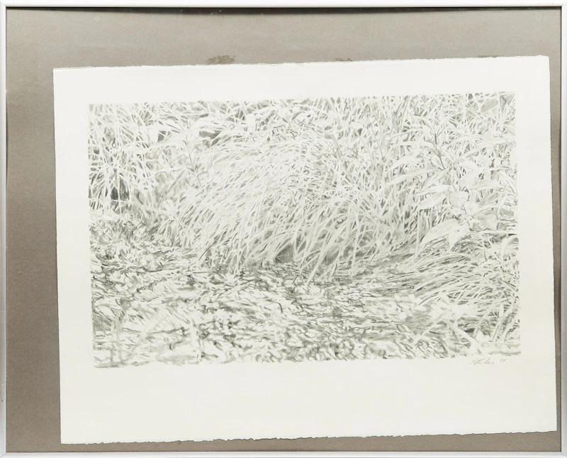 Graham Fowler, Torrential Study #4, graphite, 1984 - view 2