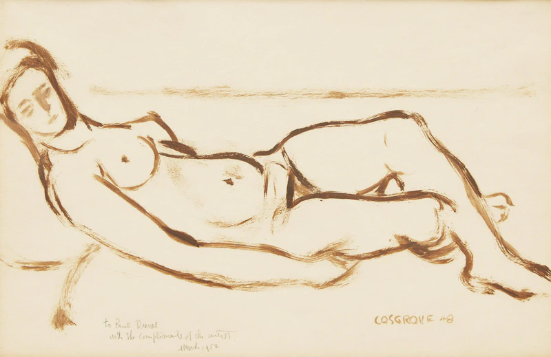 Reclining Nude by Stanley Morel Cosgrove