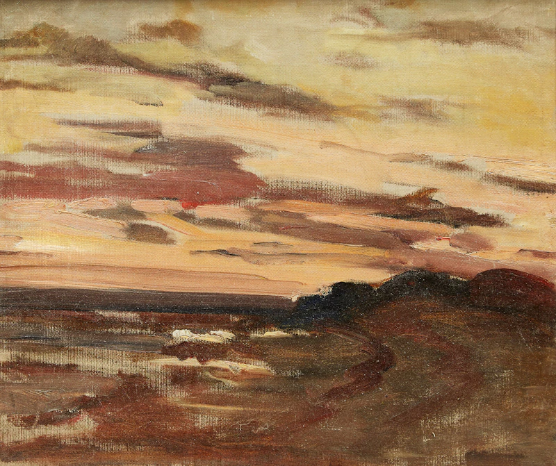 Coastal Scene, Sunset, 1921 by Laura Adeline Muntz Lyall