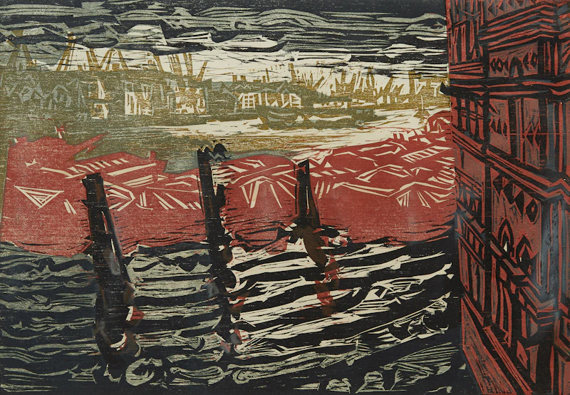 The Thames from Tower Bridge by Alistair Macready Bell