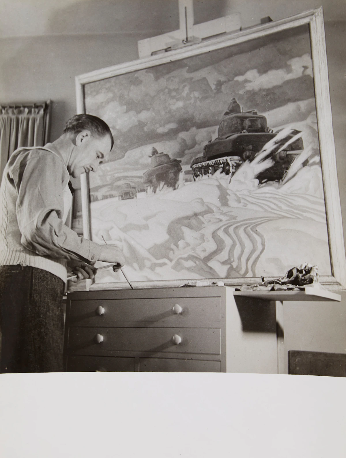 Paul Duval, Collection of Ten Silver Gelatin Prints and Photographs , two black and white photographs; six silver gelatin prints, circa 1953
