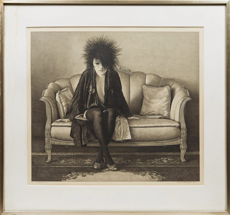 Michael Thompson, Temptation , graphite on paper, 1983 - view 2