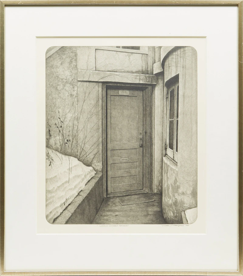 Michael Thompson, Lincoln St. Studio , pencil, 1981 - view 2