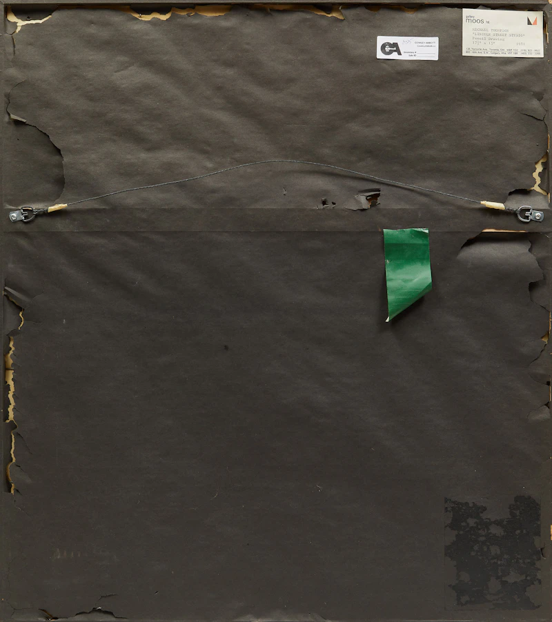 Michael Thompson, Lincoln St. Studio , pencil, 1981 - view 3