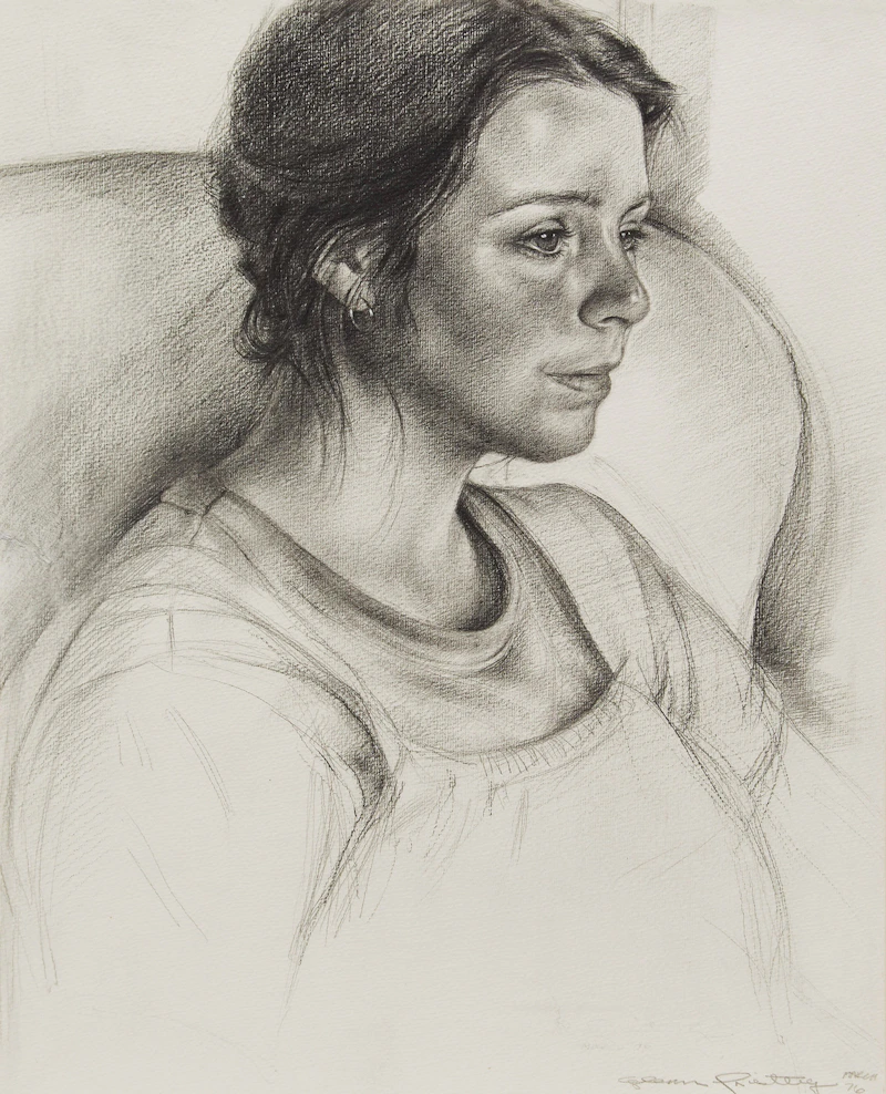 Portrait of a Girl by Glenn Priestly
