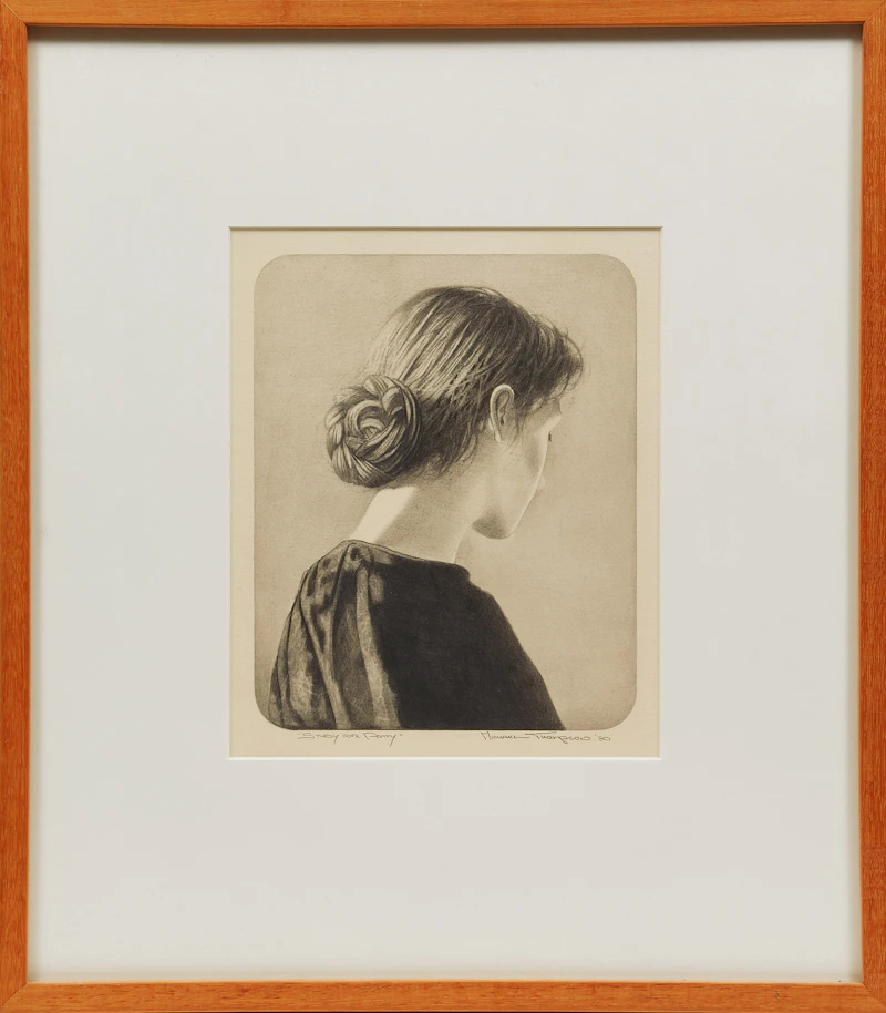 Michael Thompson, Study for Patty, graphite, 1980 - view 2