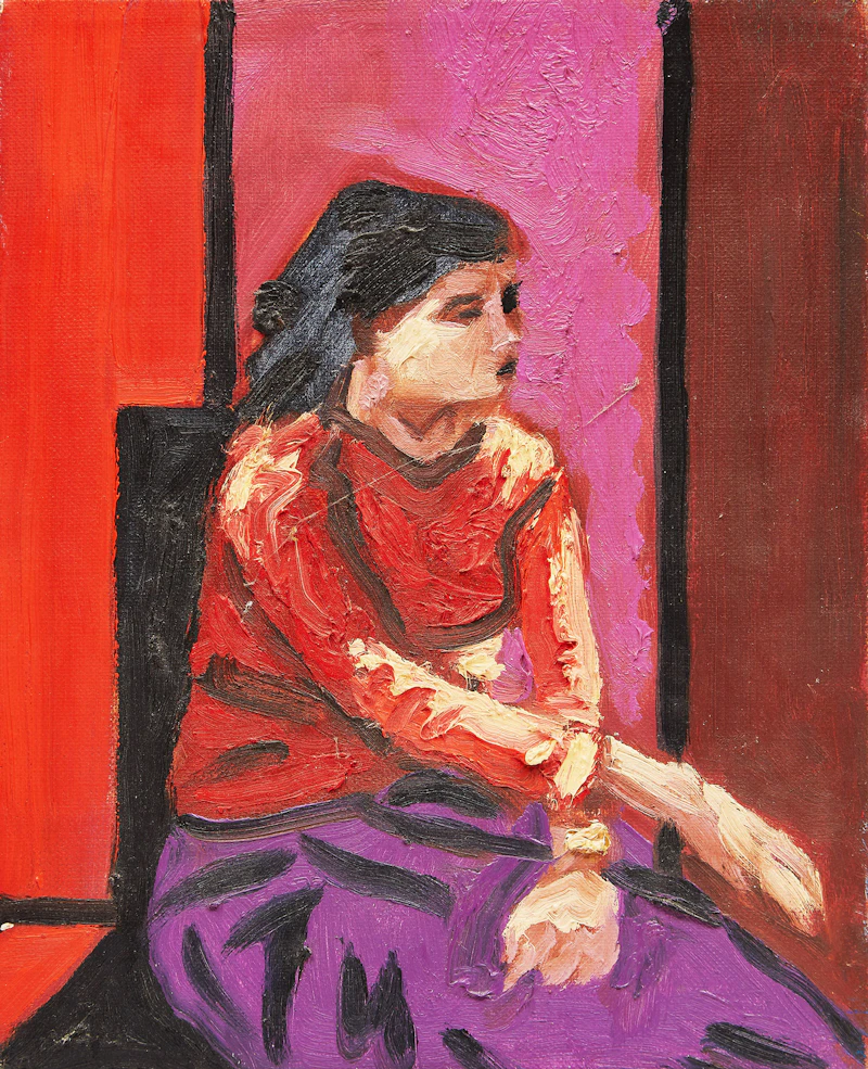 Seated Girl by John Godfrey