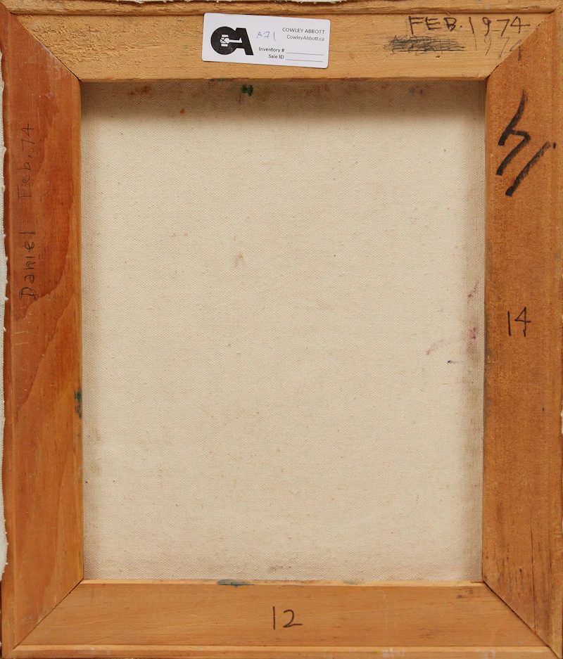 John Godfrey, Daniel , oil on canvas, 1974 - view 2