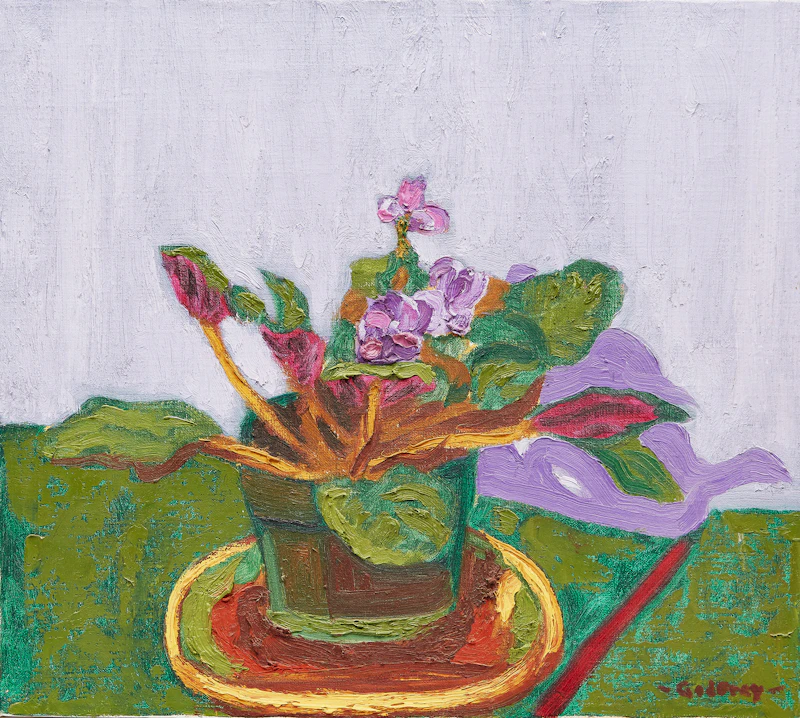 African Violet  by John Godfrey