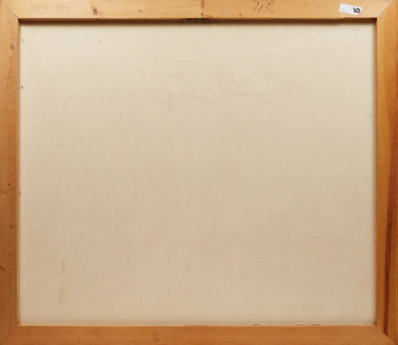 John Godfrey, Cabinet of Curiosties, oil on canvas, 1973 - view 2