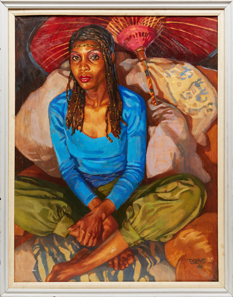 Rudolf Stüssi, Andrea F., oil on canvas, 1982 - view 2