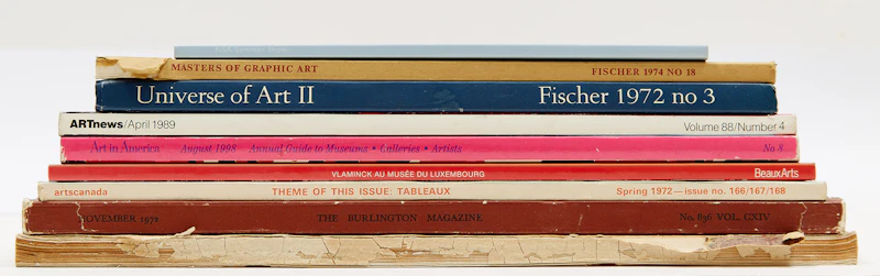 Nine Reference Books & Journals of Canadian and International Art  by Books and Reference