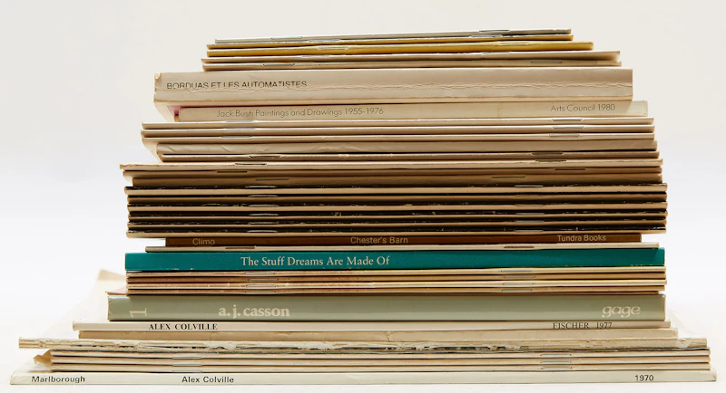 Forty Miscellaneous Artist Exhibition Catalogues by Books and Reference