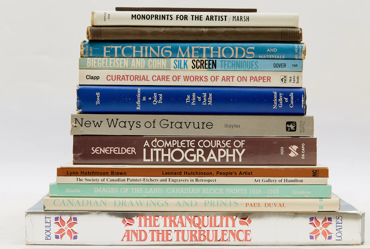 Books and Reference, Sixteen Print and Printmaking Reference Books , sixteen books