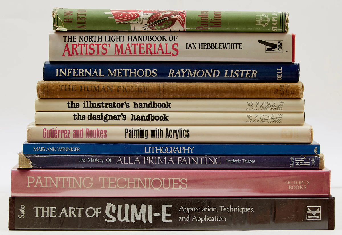 Books and Reference, Eleven Artist Handbooks, eleven books