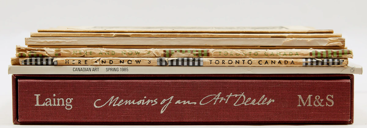 Books and Reference, Eight Canadian Art Reference Books and Periodicals, eight books and periodicals
