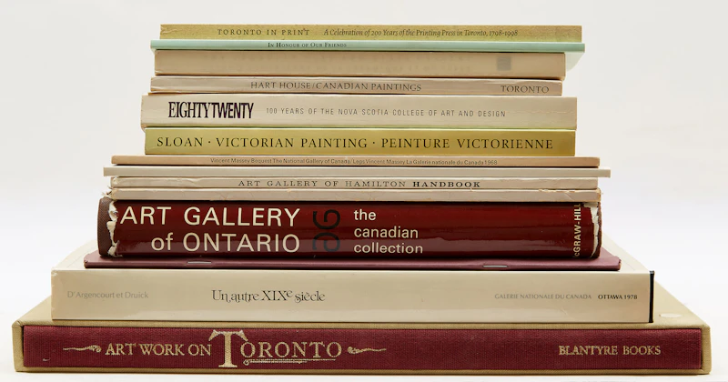 Fourteen Canadian Art Exhibition Books and Catalogues  by Books and Reference