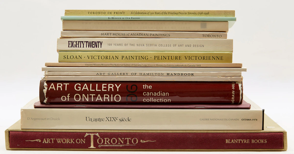 Books and Reference, Fourteen Canadian Art Exhibition Books and Catalogues , fourteen books and catalogues