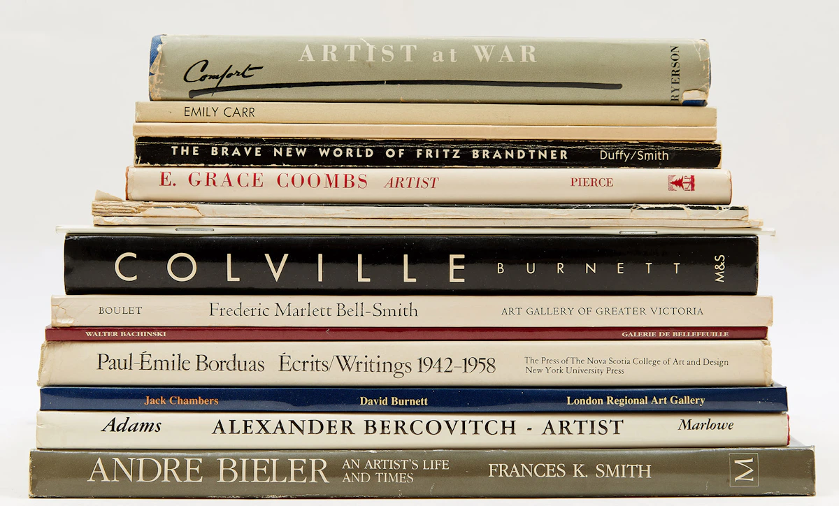 Books and Reference, Fifteen Canadian Artist Reference Books, books
