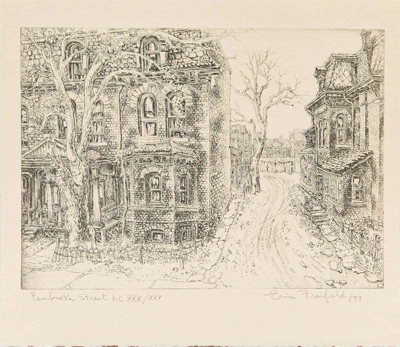 Books and Reference, Paul Duval “Eric Freifeld”; “Pembroke Street” lithograph by Eric Freifeld, book with lithograph - view 2