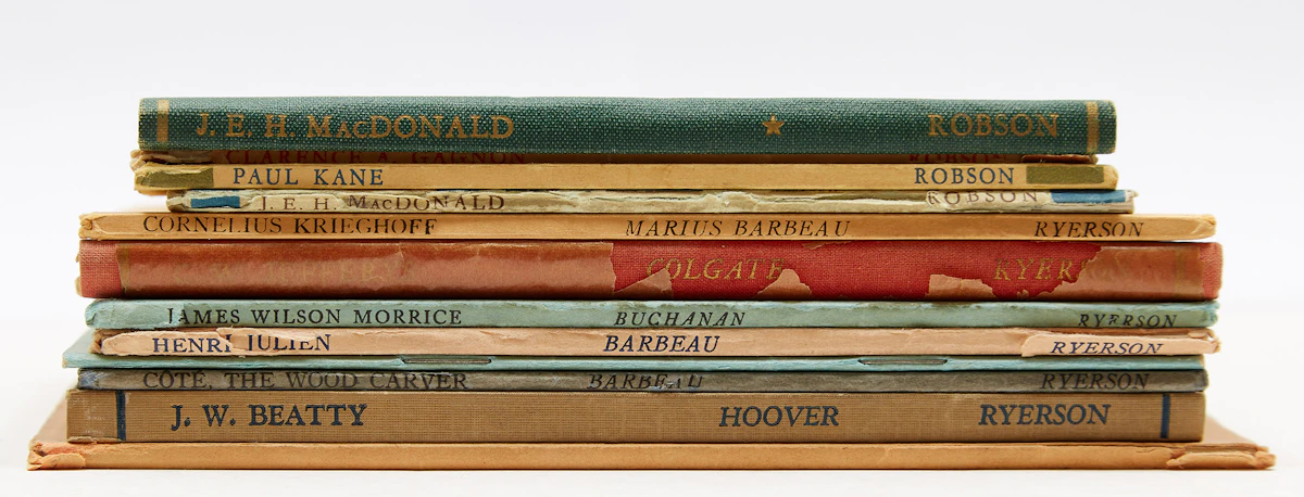 Books and Reference, A Selection of Robson & Ryerson Artist Books, six books