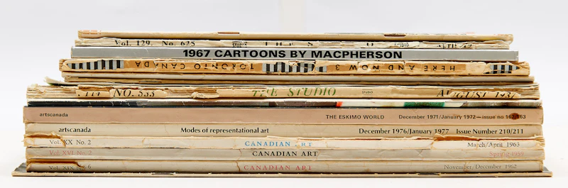 Sixteen Miscellaneous Canadian Art Magazines by Books and Reference