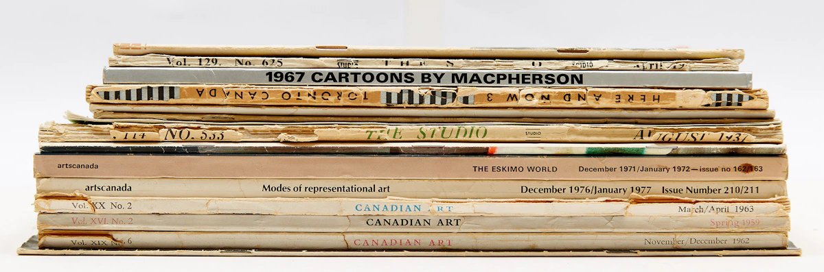 Books and Reference, Sixteen Miscellaneous Canadian Art Magazines, magazines
