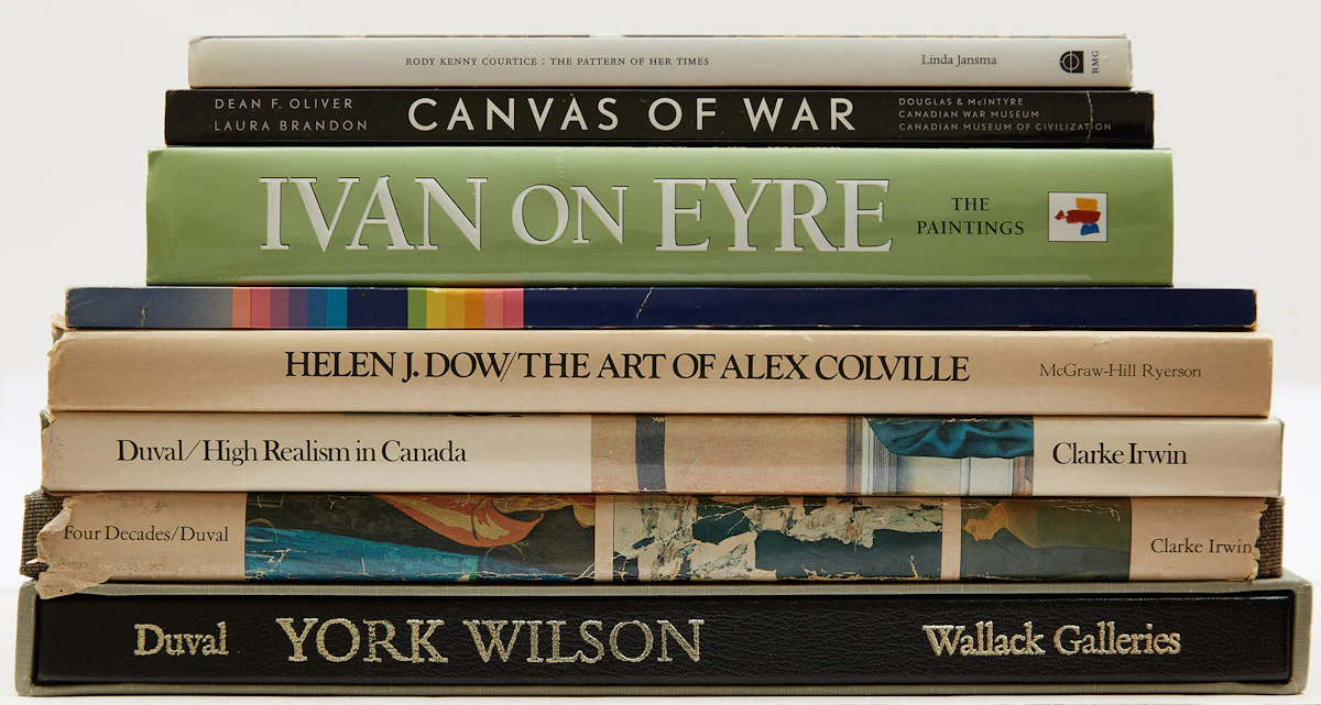 Books and Reference, Eight Canadian Art Reference Books, eight books