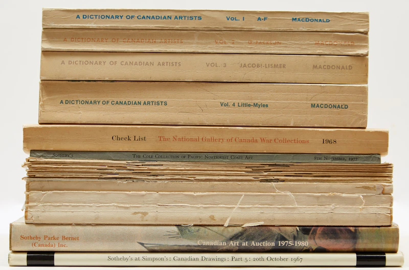 Twenty-Four Canadian Art Reference Books by Books and Reference