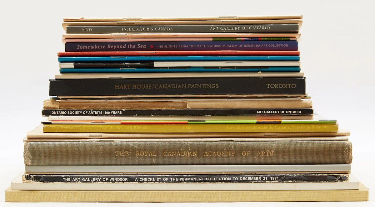 Books and Reference, Twenty-Nine Miscellaneous Canadian Art Reference Books and Catalogues, reference books and catalogues