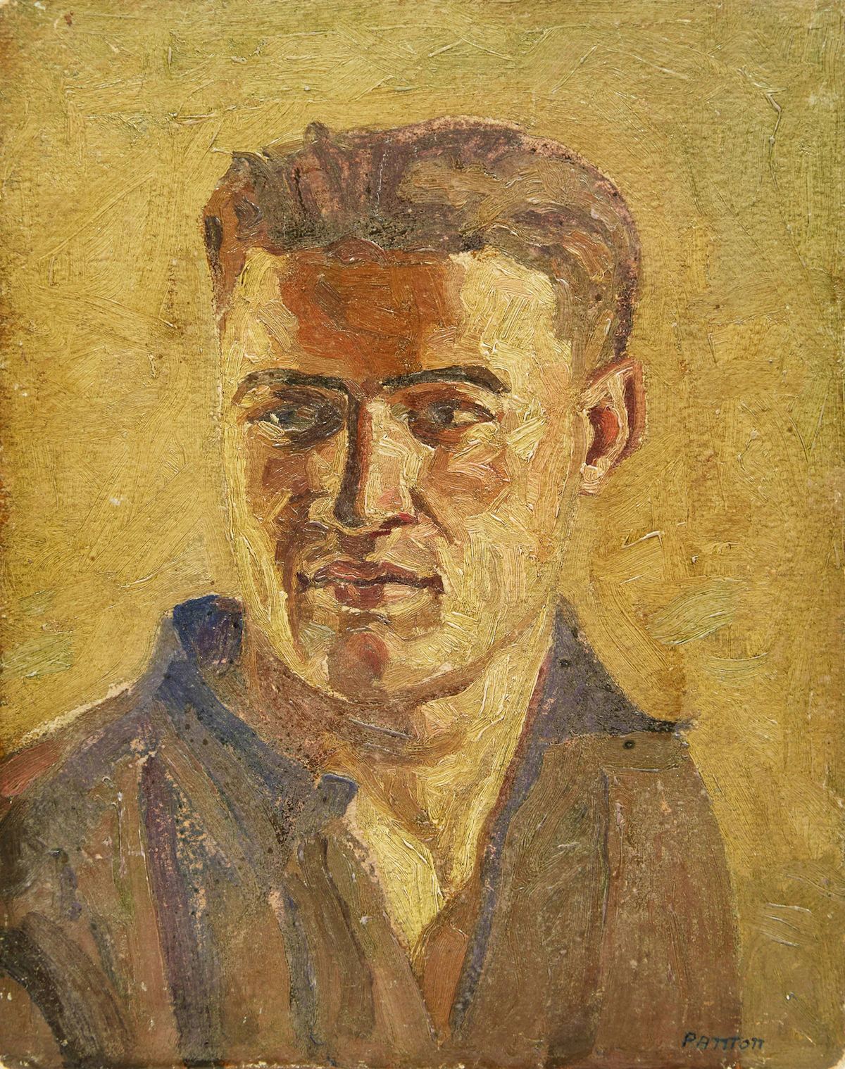 Lawrence Arthur Colley Panton, Portrait of a Young Man, oil on board