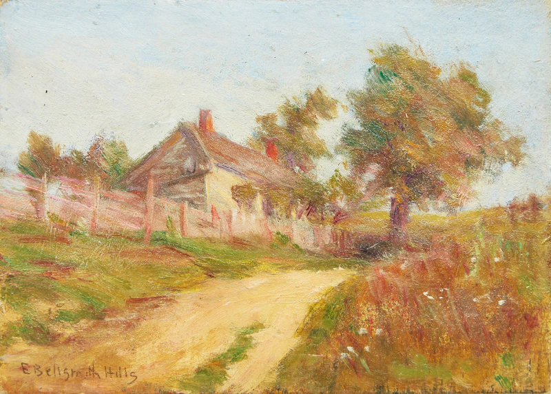Evangeline (Eva) Bell-Smith Hills, Selection of Four Works, oils on artist board - view 4