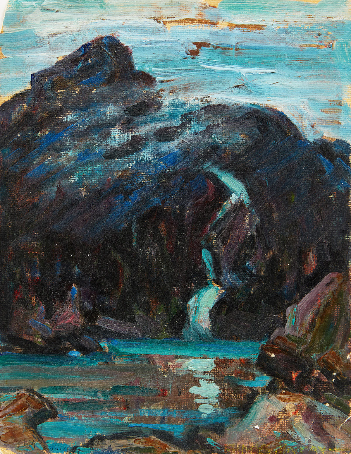 Florence Helena McGillivray, Mountain Study; Victoria Park, two works on paper
