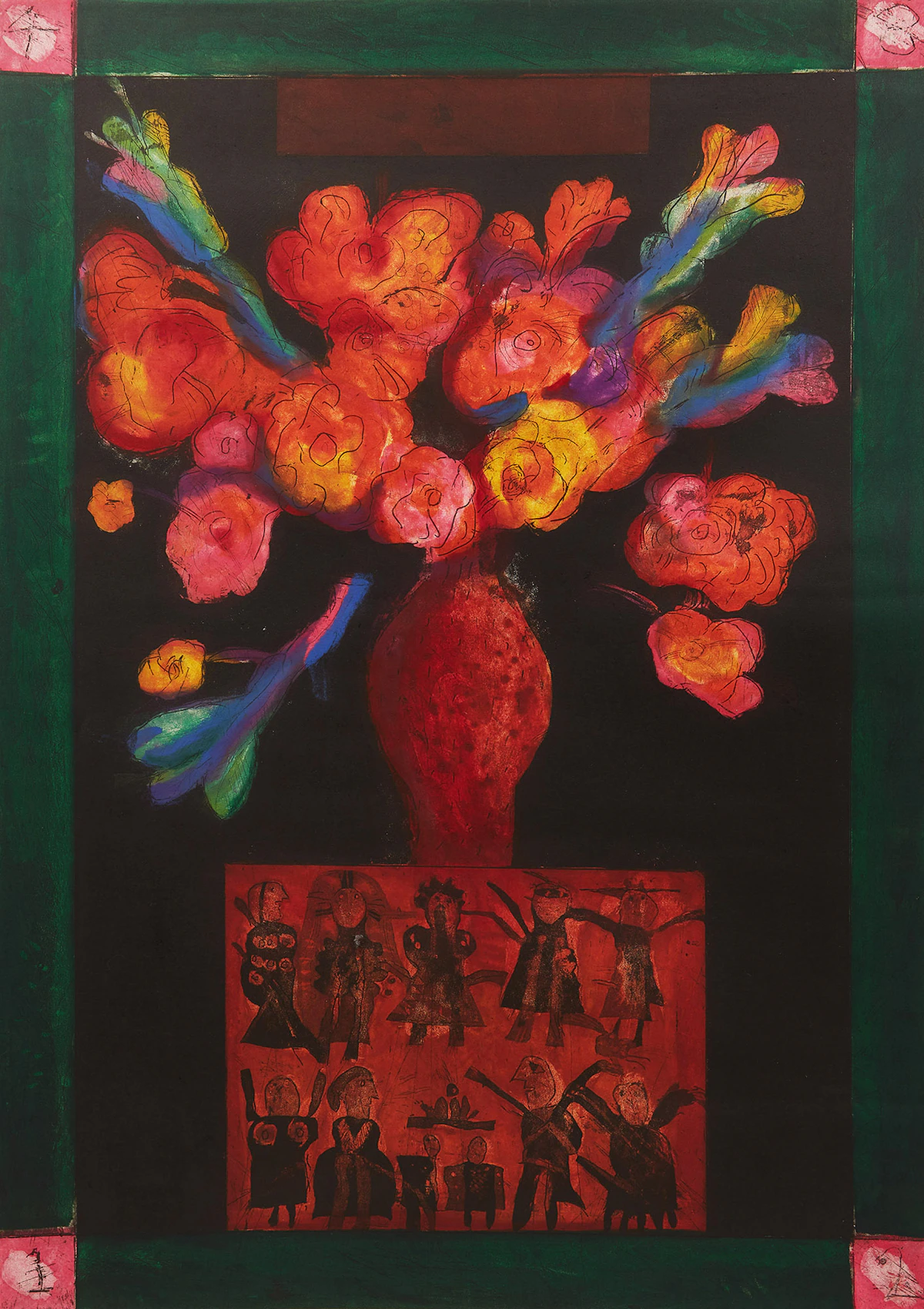 Norman Laliberté, Untitled (Still Life), colour etching