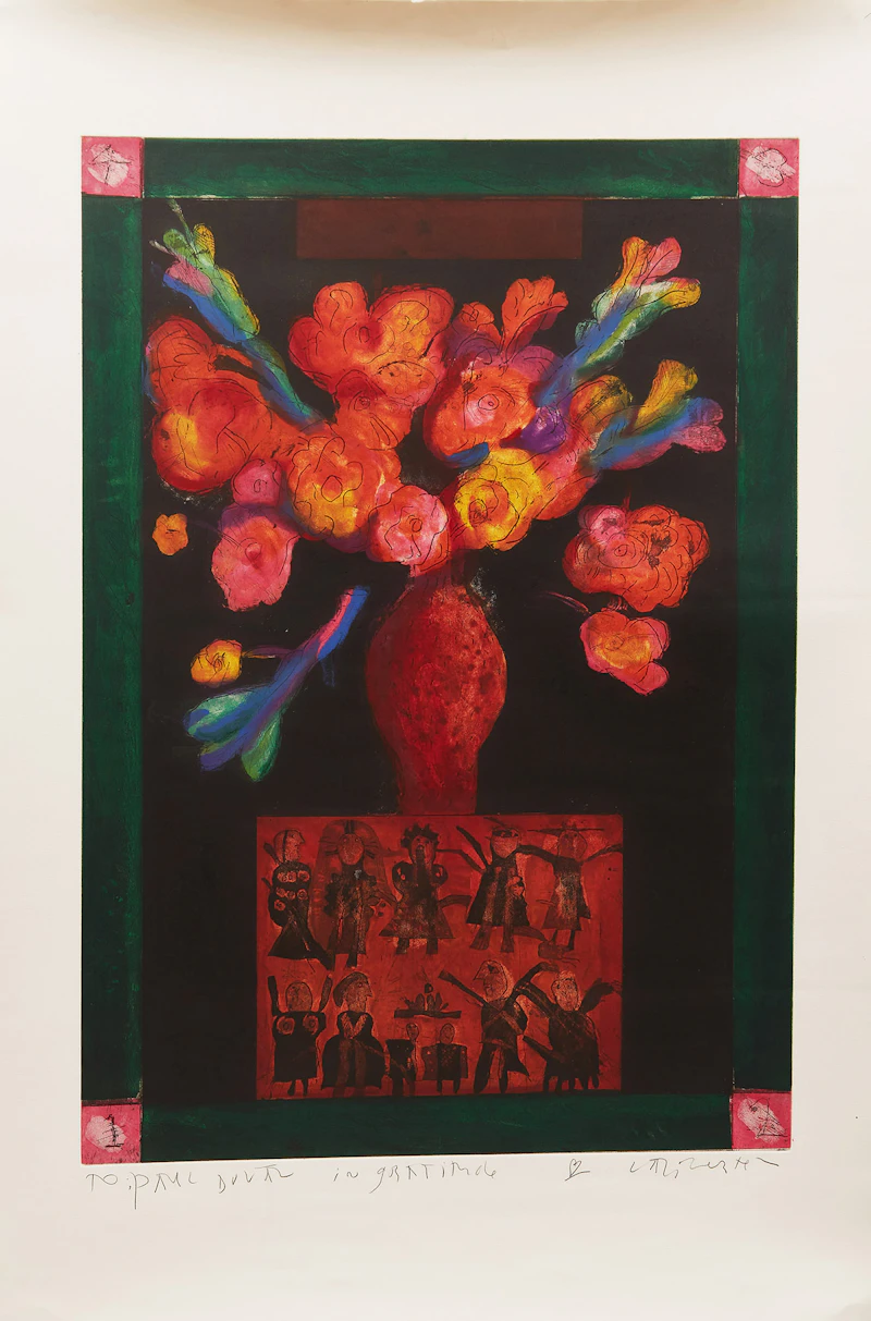Norman Laliberté, Untitled (Still Life), colour etching - view 2