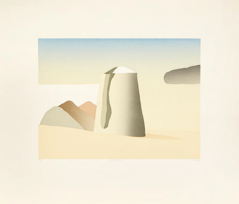 Toni Onley, San Carlos Tower, colour serigraph, 1971 - view 2
