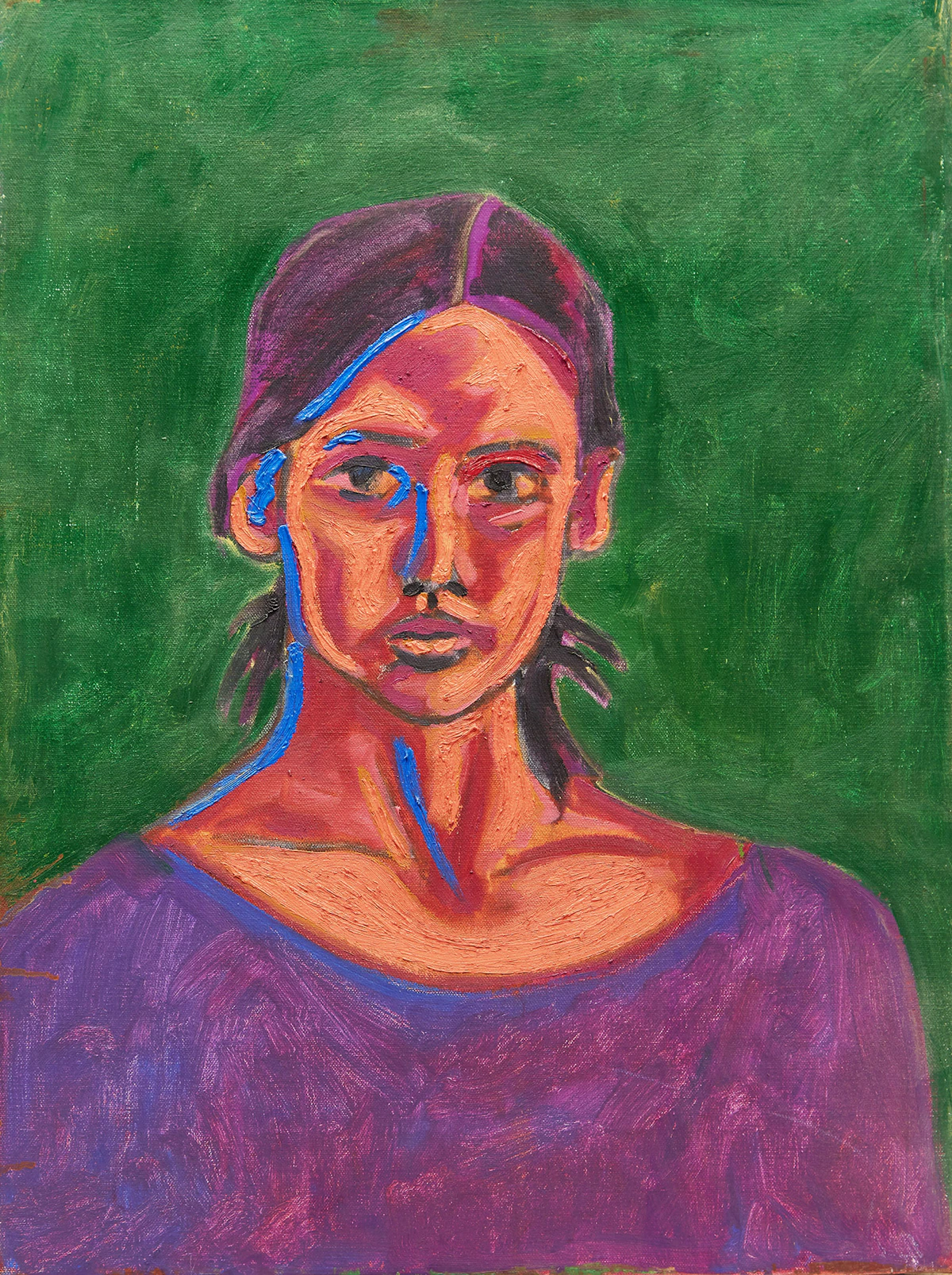 John Godfrey, Christie, 1974, oil on canvas