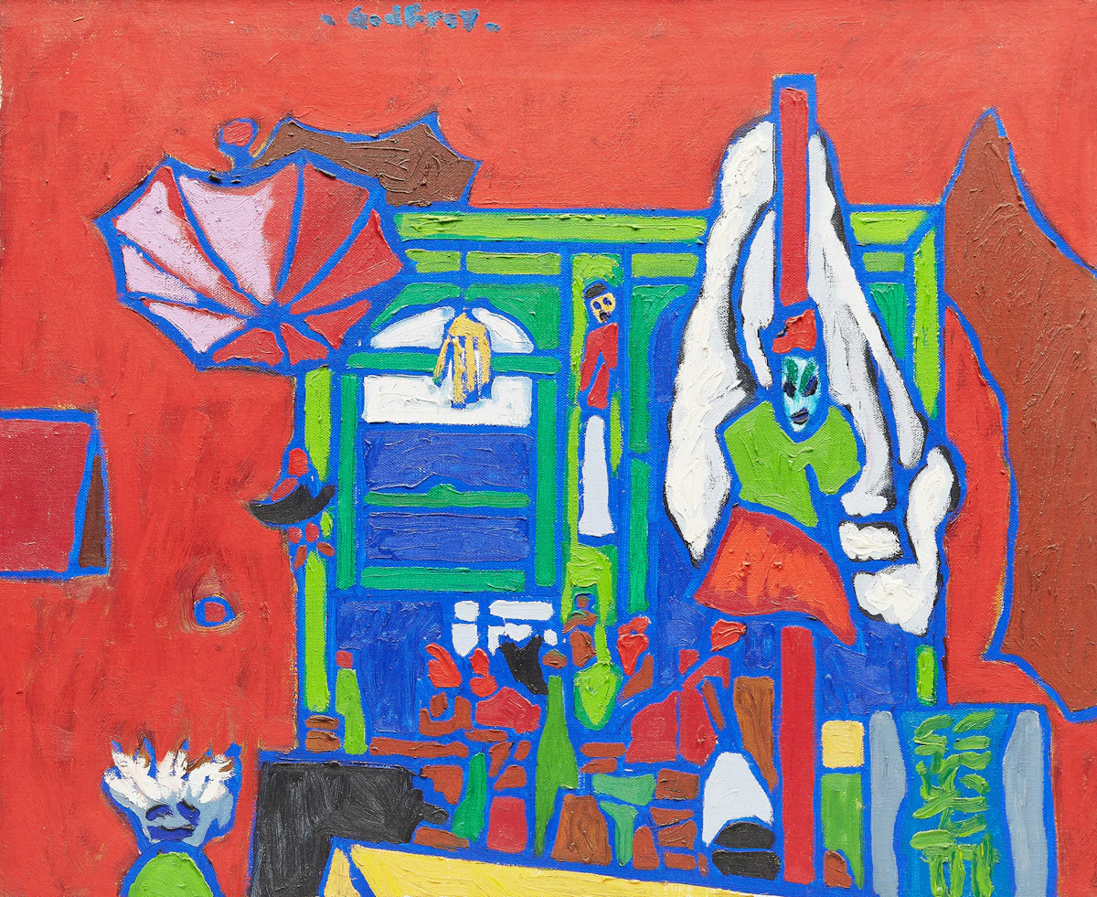 John Godfrey, John’s Studio, Queen Street , oil on canvas, 1974