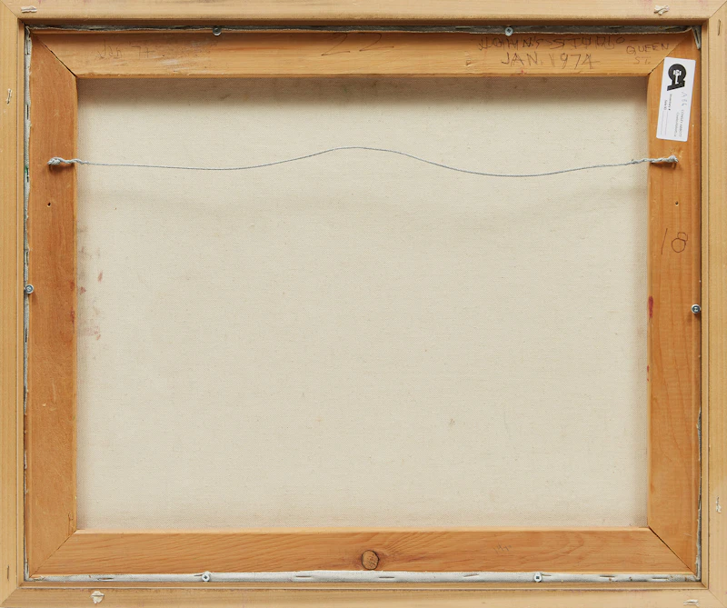 John Godfrey, John’s Studio, Queen Street , oil on canvas, 1974 - view 3