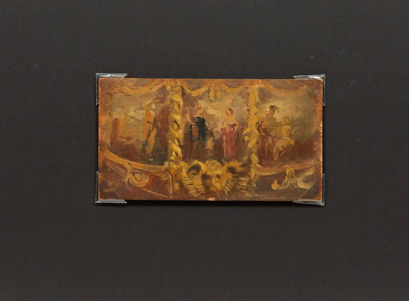 Frederic Marlett Bell-Smith, Opera Scene, oil on board - view 2
