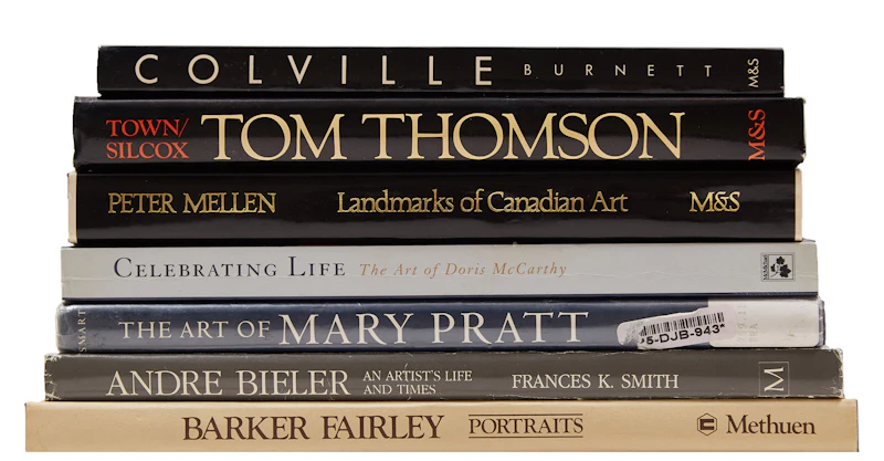 A Selection of Seven Books on Canadian Art by Books and Reference